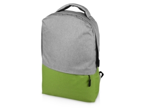 Рюкзак Fiji с отделением для ноутбука (зеленое яблоко/серый) 