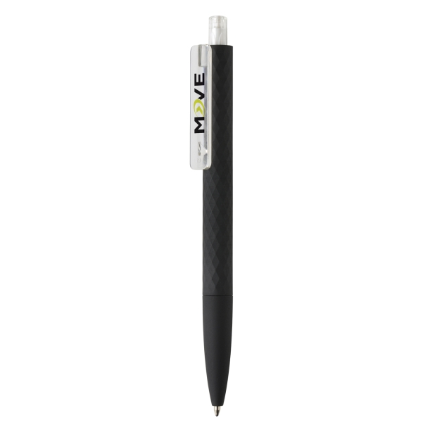 Черная ручка X3 Smooth Touch, прозрачный (Изображение 5)