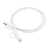 Кабель «2 в 1» с лицензированным MFi разъемом Apple Lightning (Изображение 1)