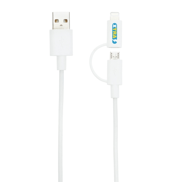 Кабель «2 в 1» с лицензированным MFi разъемом Apple Lightning (Изображение 3)