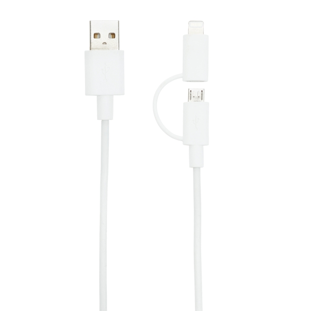 Кабель «2 в 1» с лицензированным MFi разъемом Apple Lightning (Изображение 2)