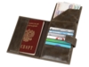 Бумажник путешественника Druid с отделением для паспорта (коричневый)  (Изображение 4)
