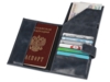 Бумажник путешественника Druid с отделением для паспорта (темно-синий)  (Изображение 4)