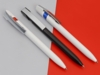 Ручка пластиковая шариковая Sky M (красный/белый)  (Изображение 2)