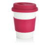 Стакан с крышкой PLA, 350 мл, розовый (Изображение 1)