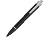 Ручка пластиковая шариковая Glow с подсветкой (черный/серебристый)  (Изображение 2)