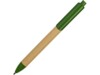 Ручка картонная шариковая Эко 2.0 (зеленый/бежевый) 