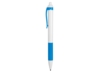 Ручка пластиковая шариковая Centric (голубой/белый)  (Изображение 3)