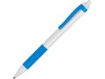 Ручка пластиковая шариковая Centric (голубой/белый) 