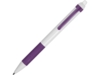Ручка пластиковая шариковая Centric (фиолетовый/белый)  (Изображение 2)
