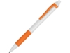 Ручка пластиковая шариковая Centric (оранжевый/белый)  (Изображение 1)