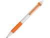 Ручка пластиковая шариковая Centric (оранжевый/белый)  (Изображение 2)