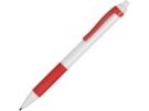 Ручка пластиковая шариковая Centric (красный/белый) 