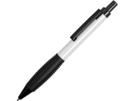 Ручка металлическая шариковая Bazooka (черный/белый) 