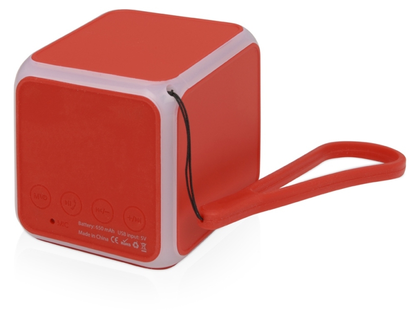 Портативная колонка Cube с подсветкой (Изображение 2)