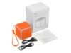 Портативная колонка Cube с подсветкой (оранжевый)  (Изображение 9)
