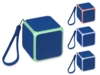 Портативная колонка Cube с подсветкой (синий)  (Изображение 11)