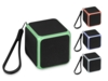 Портативная колонка Cube с подсветкой (черный)  (Изображение 11)