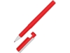 Ручка-подставка пластиковая шариковая трехгранная Nook (красный)  (Изображение 5)