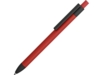 Ручка металлическая шариковая Haptic soft-touch (красный)  (Изображение 1)