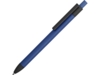 Ручка металлическая soft-touch шариковая Haptic (синий)  (Изображение 1)