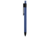 Ручка металлическая soft-touch шариковая Haptic (синий)  (Изображение 3)