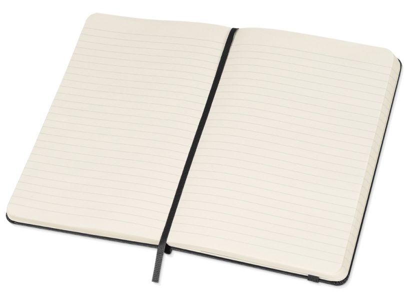 Записная книжка A6+ Classic (в линейку), Medium (черный)  (Изображение 2)
