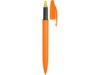 Ручка пластиковая шариковая Mark с хайлайтером (оранжевый)  (Изображение 4)