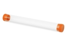 Футляр-туба пластиковый для ручки Tube 2.0 (оранжевый/прозрачный) 