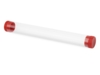 Футляр-туба пластиковый для ручки Tube 2.0 (красный/прозрачный)  (Изображение 1)