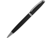 Ручка металлическая soft-touch шариковая Flow (черный)  (Изображение 1)