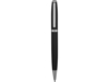 Ручка металлическая soft-touch шариковая Flow (черный)  (Изображение 2)