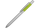 Ручка металлическая шариковая Bobble (зеленое яблоко/серый) 