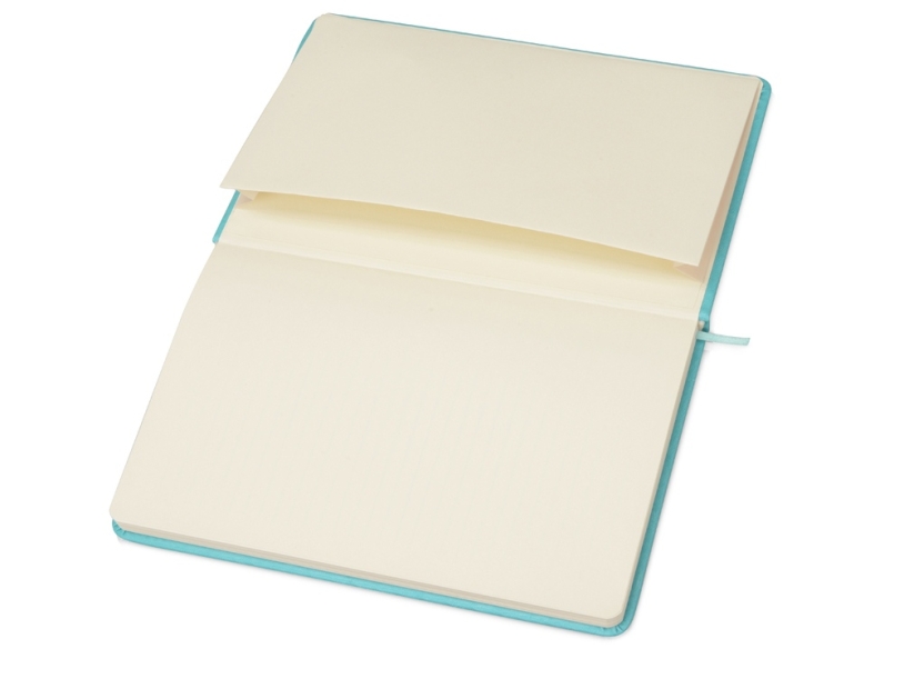 Блокнот А5 Vision 2.0 ламинированной твердой обложке, голубой (Изображение 6)
