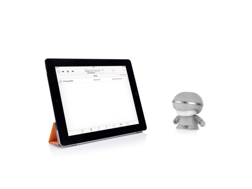 Портативный динамик Bluetooth mini XBOY (серый)  (Изображение 6)
