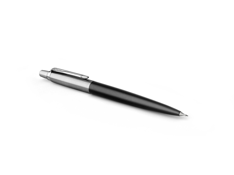 Карандаш механический Parker Jotter Bond Street Black Chrome (черный/серебристый)  (Изображение 2)
