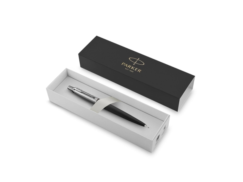 Карандаш механический Parker Jotter Bond Street Black Chrome (черный/серебристый)  (Изображение 3)