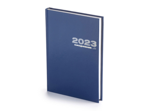 Ежедневник А5 датированный Бумвинил на 2023 год (синий) 