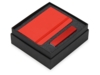 Подарочный набор To go с блокнотом А6 и зарядным устройством (красный) A6 (Изображение 2)