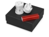 Подарочный набор Charge с адаптером и зарядным устройством (красный)  (Изображение 1)