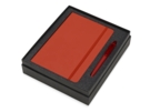 Подарочный набор Vision Pro soft-touch с ручкой и блокнотом А5 (красный) 