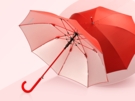Зонт-трость Silver Color (красный) 