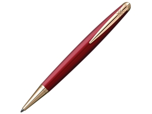 Ручка шариковая Majestic (золотистый/красный) 