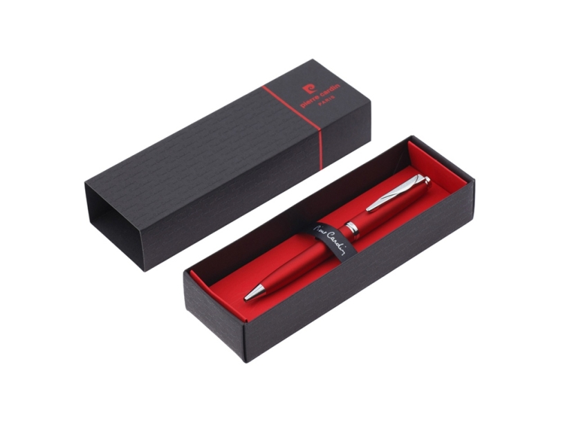 Ручка шариковая Gamme Classic (красный/серебристый)  (Изображение 6)