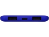 Внешний аккумулятор Reserve с USB Type-C, 5000 mAh (синий)  (Изображение 6)