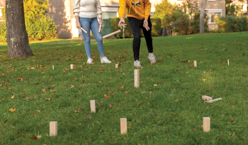 Деревянный игровой набор Kubb (Изображение 5)