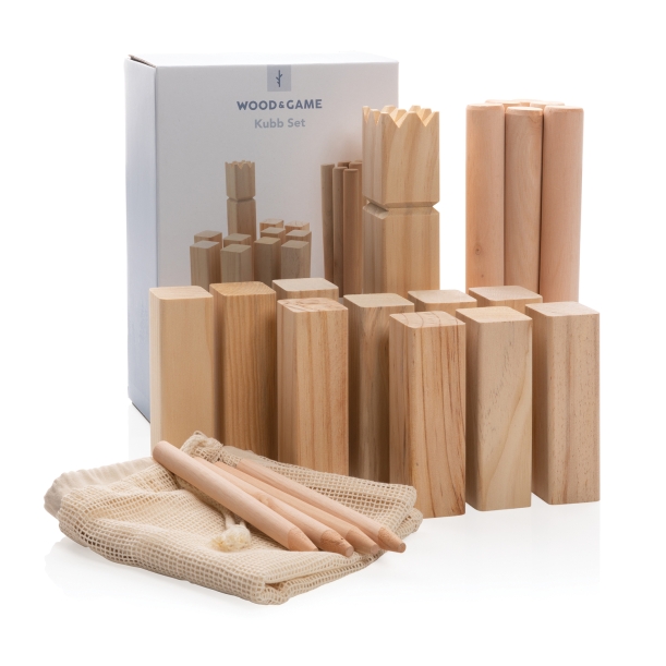 Деревянный игровой набор Kubb (Изображение 2)