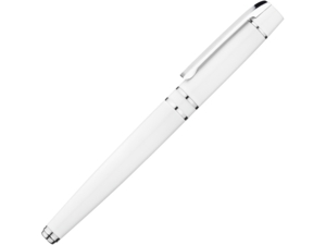 Ручка металлическая роллер Vip R (белый) 