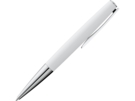 Ручка шариковая металлическая Elegance (серебристый/белый) 
