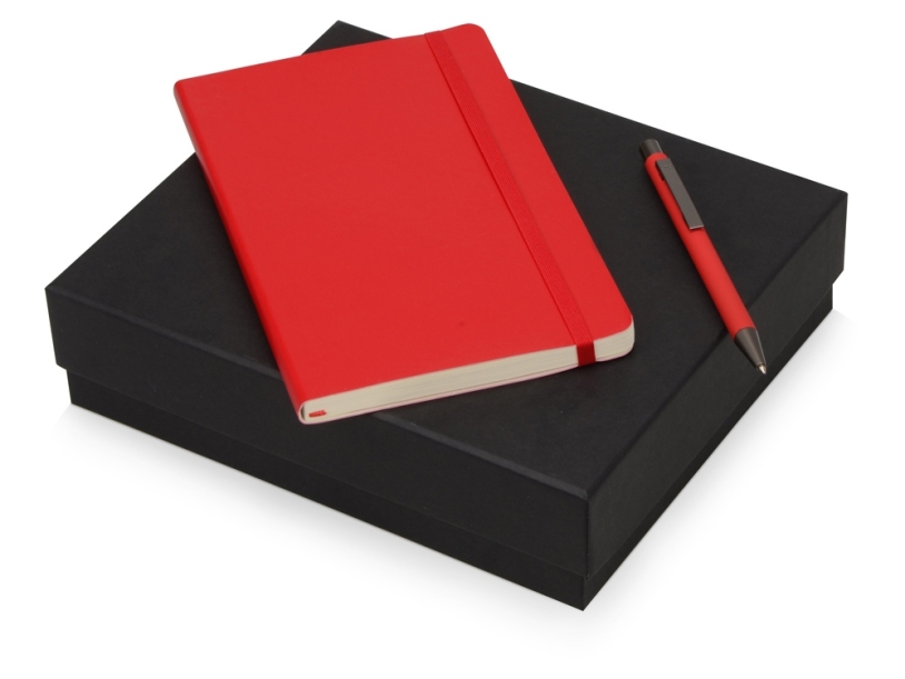 Подарочный набор Moleskine Van Gogh с блокнотом А5 Soft и ручкой (красный/красный)  (Изображение 2)